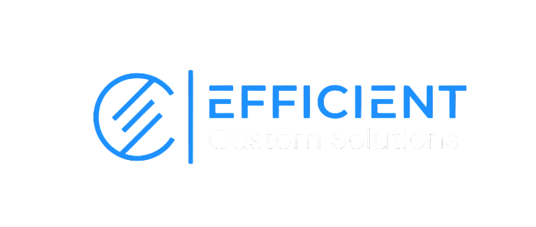Efficient Custom Solutions - logo officiel pour solutions en gestion et automatisation